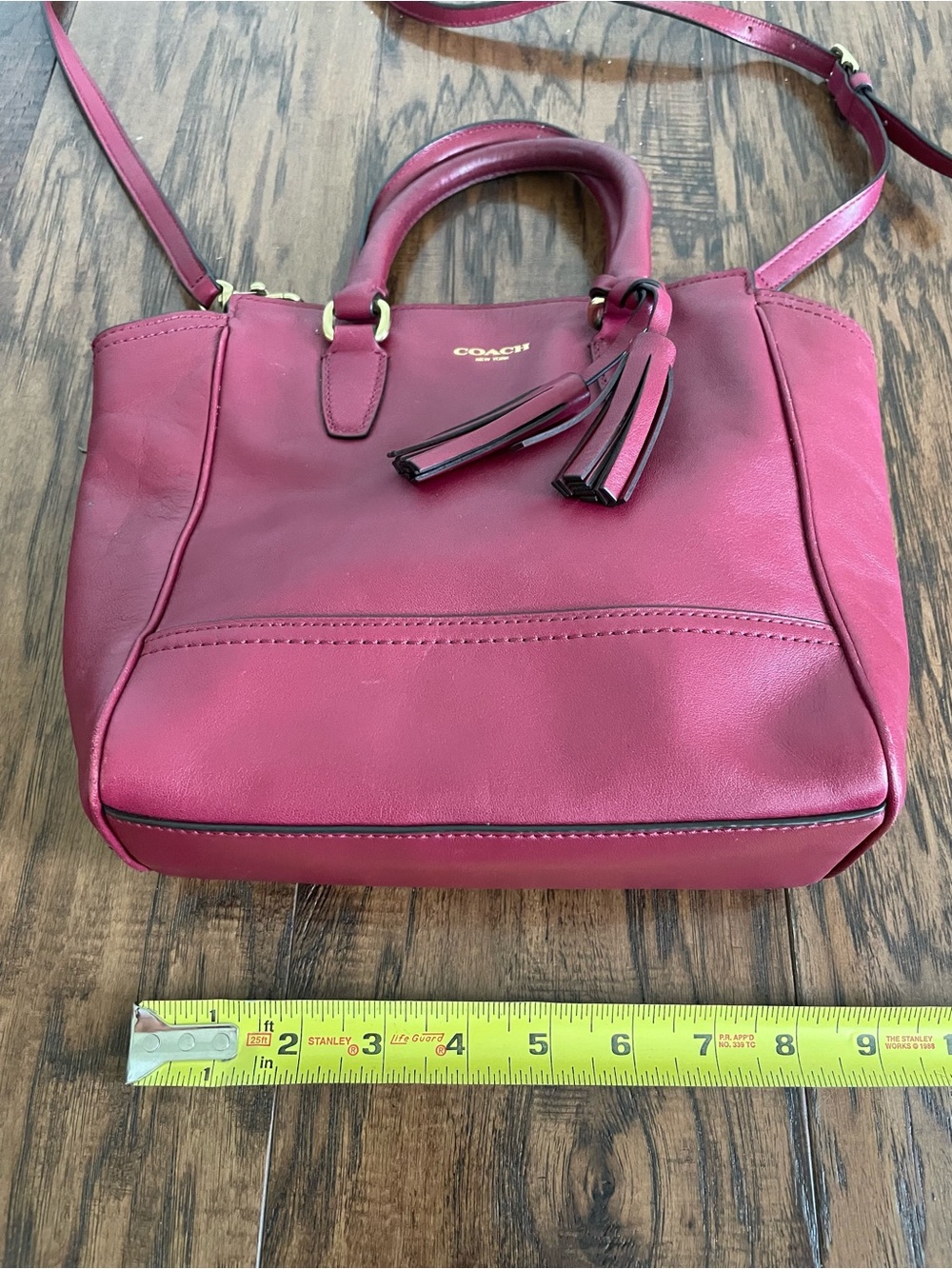 COACH Mini Tanner Leather Bag - Picture 9 of 10